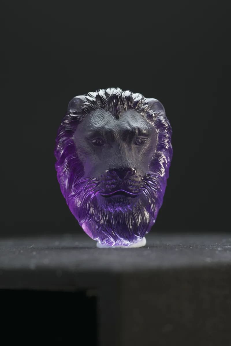 Amethyst Lion — Amethyst — Carvings