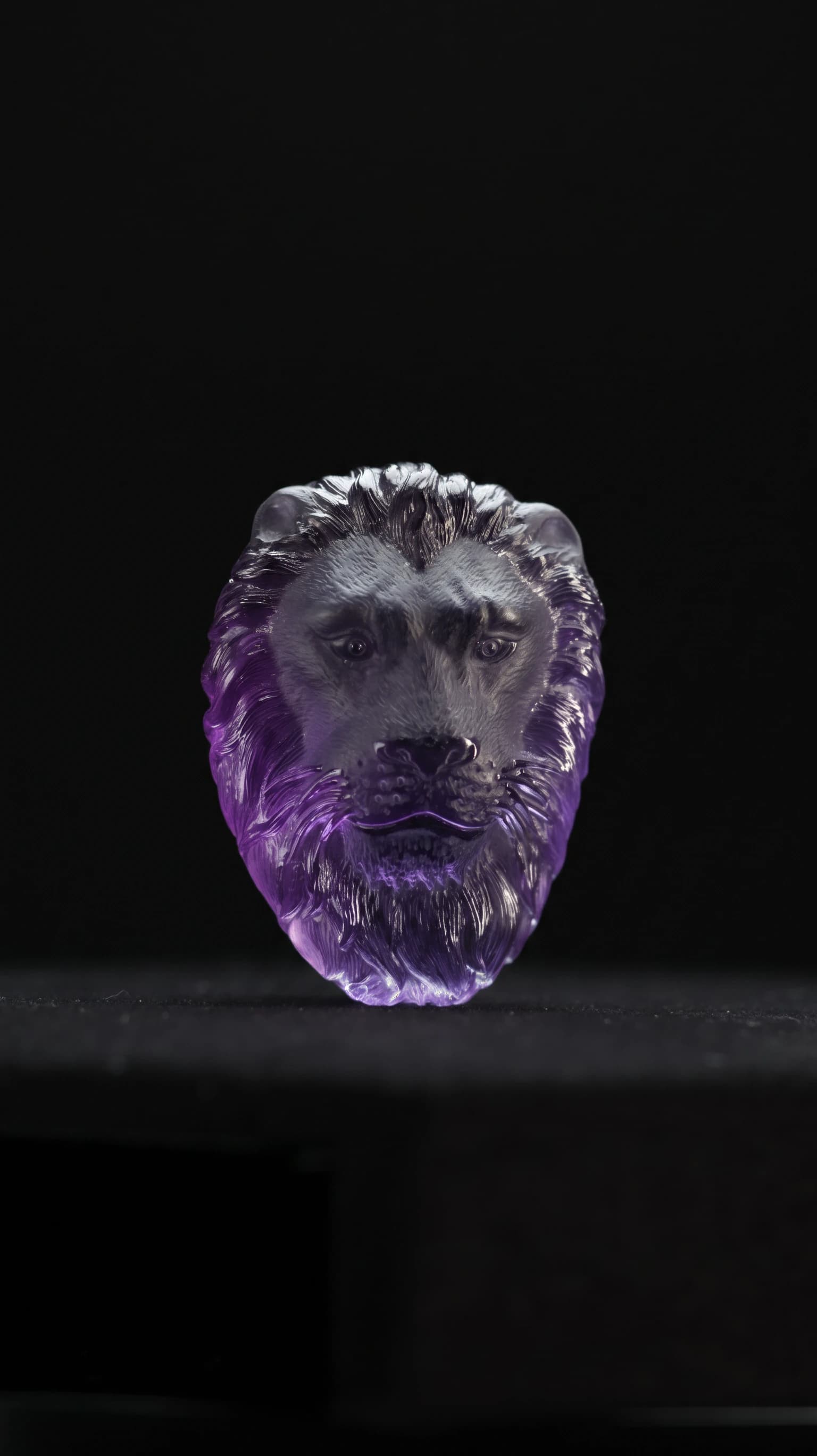 Amethyst Lion — Amethyst — Carvings