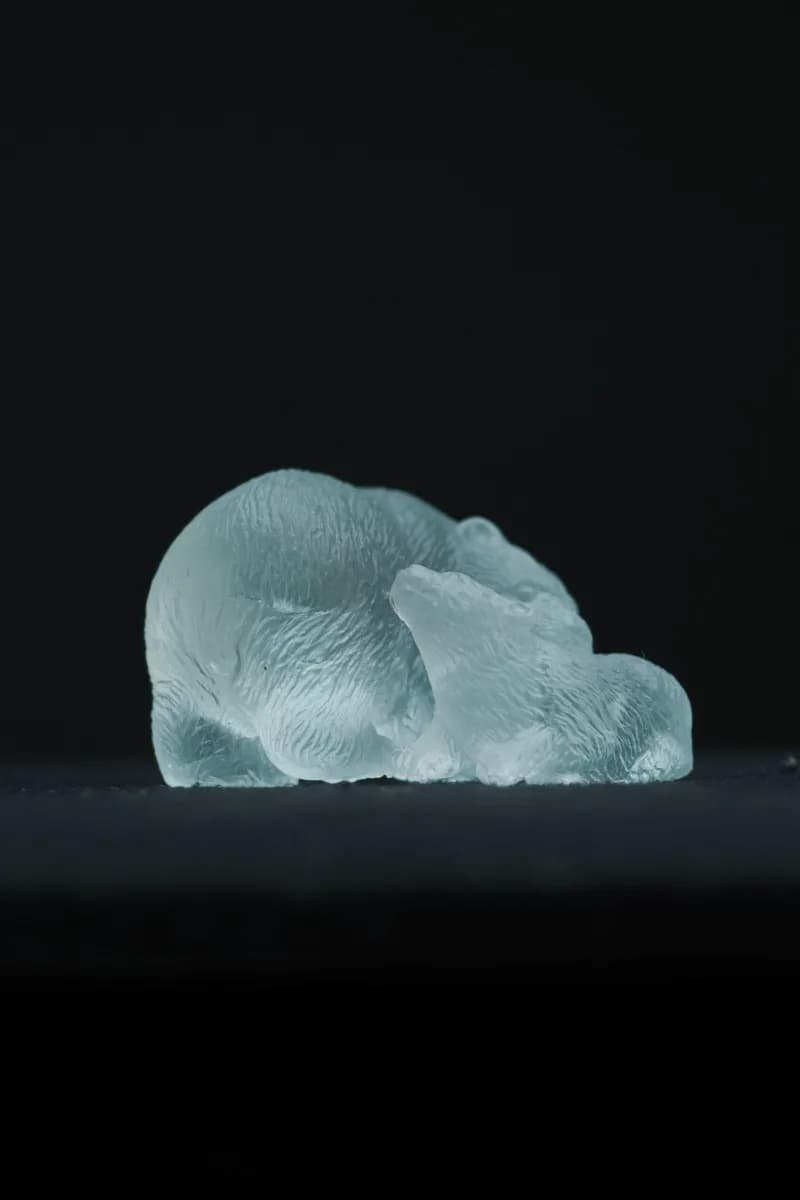  Aquamarine Polar Bear — Aquamarine — Carvings