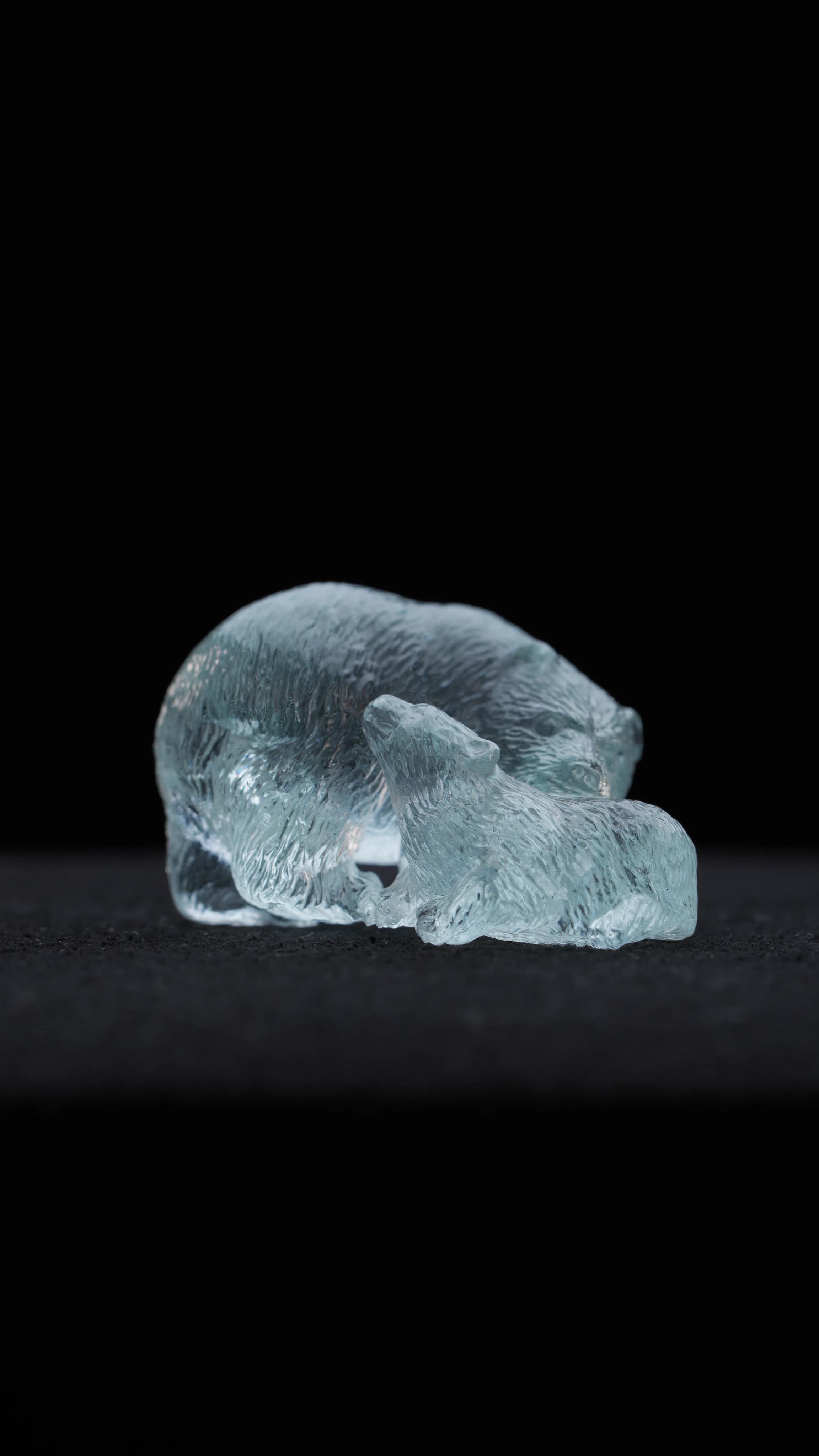 Aquamarine Polar Bear — Aquamarine — Carvings