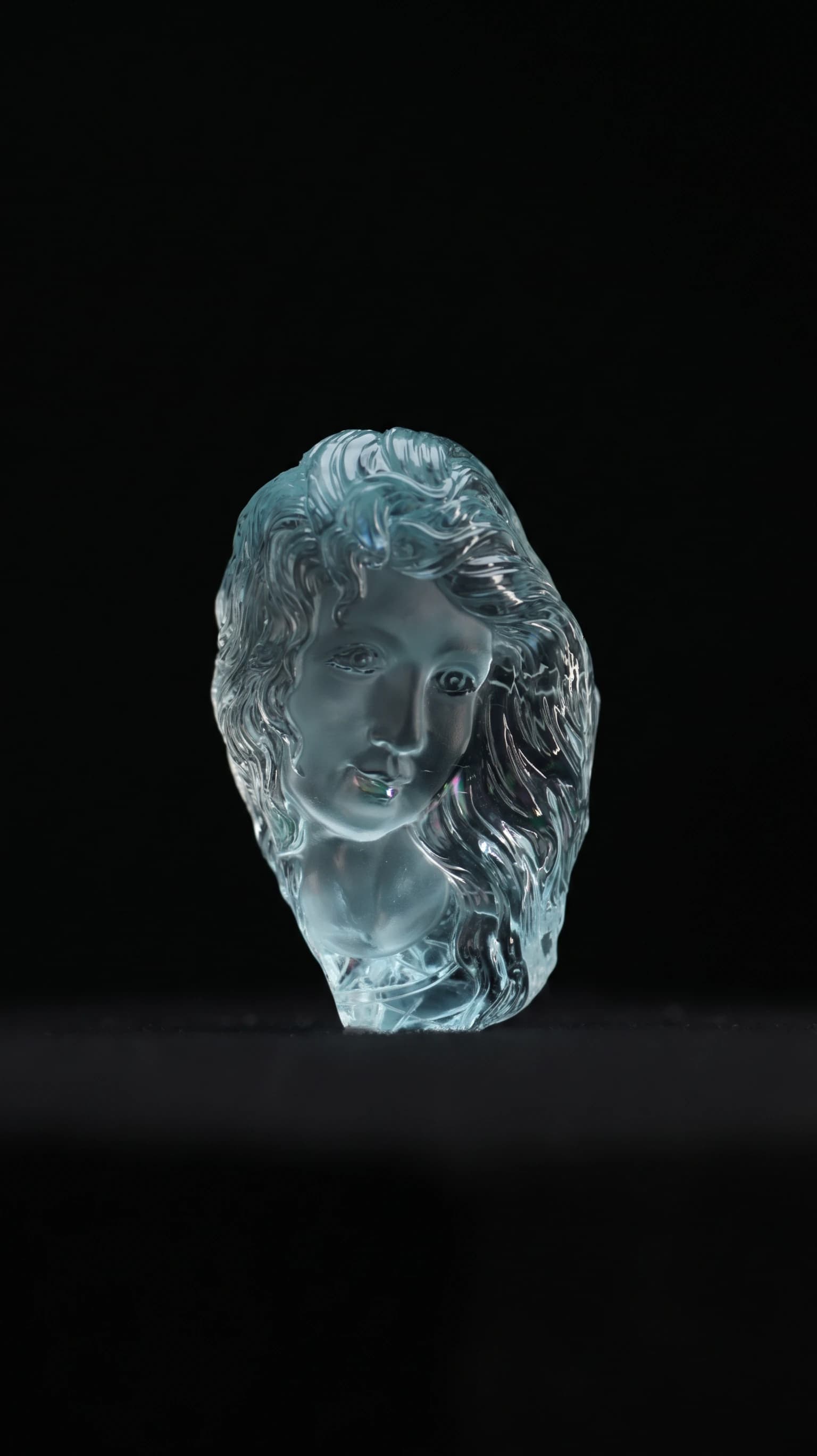 Aquamarine Goddess — Aquamarine — Carvings