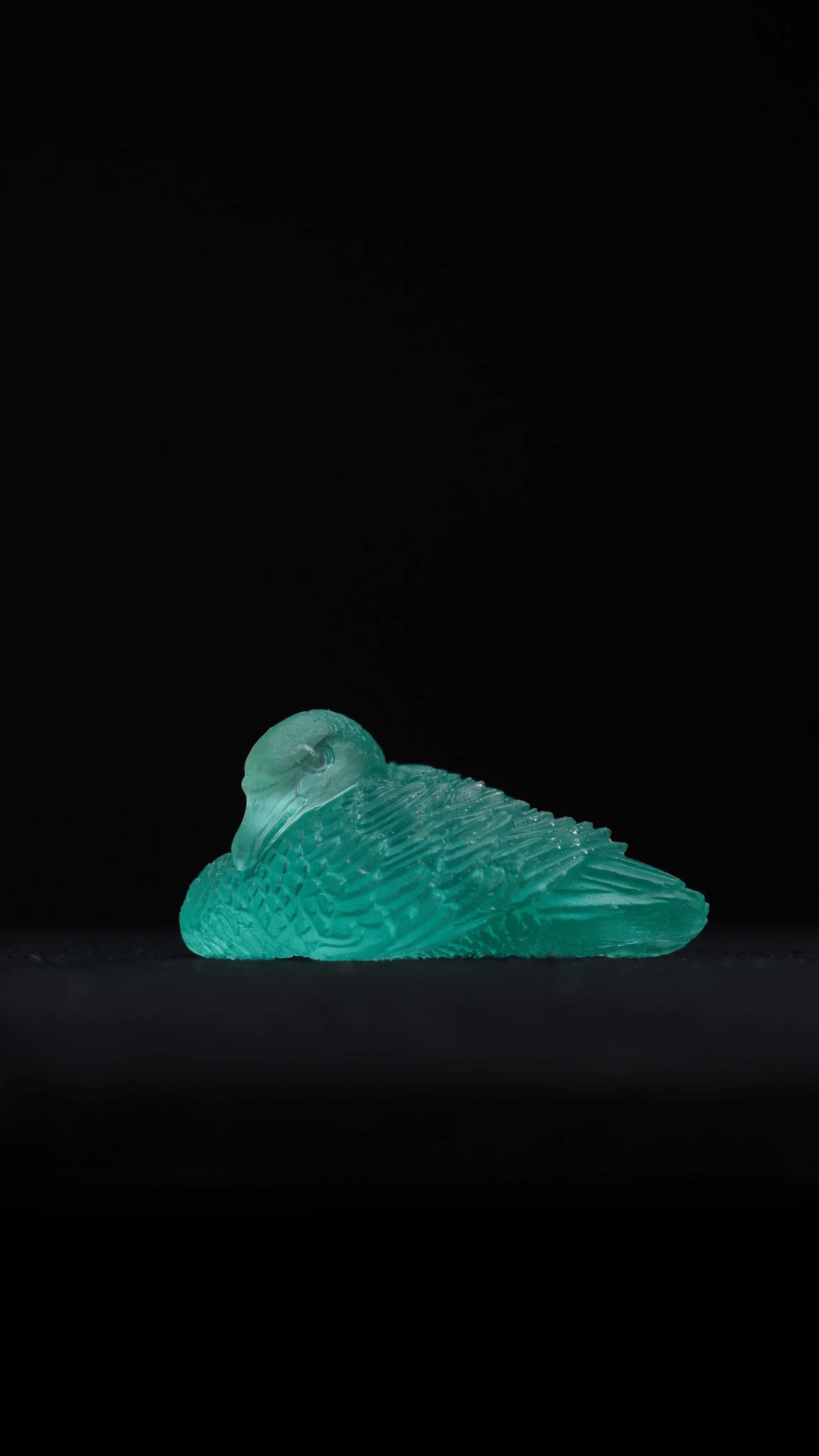 Emerald Swan — Emerald — Carvings