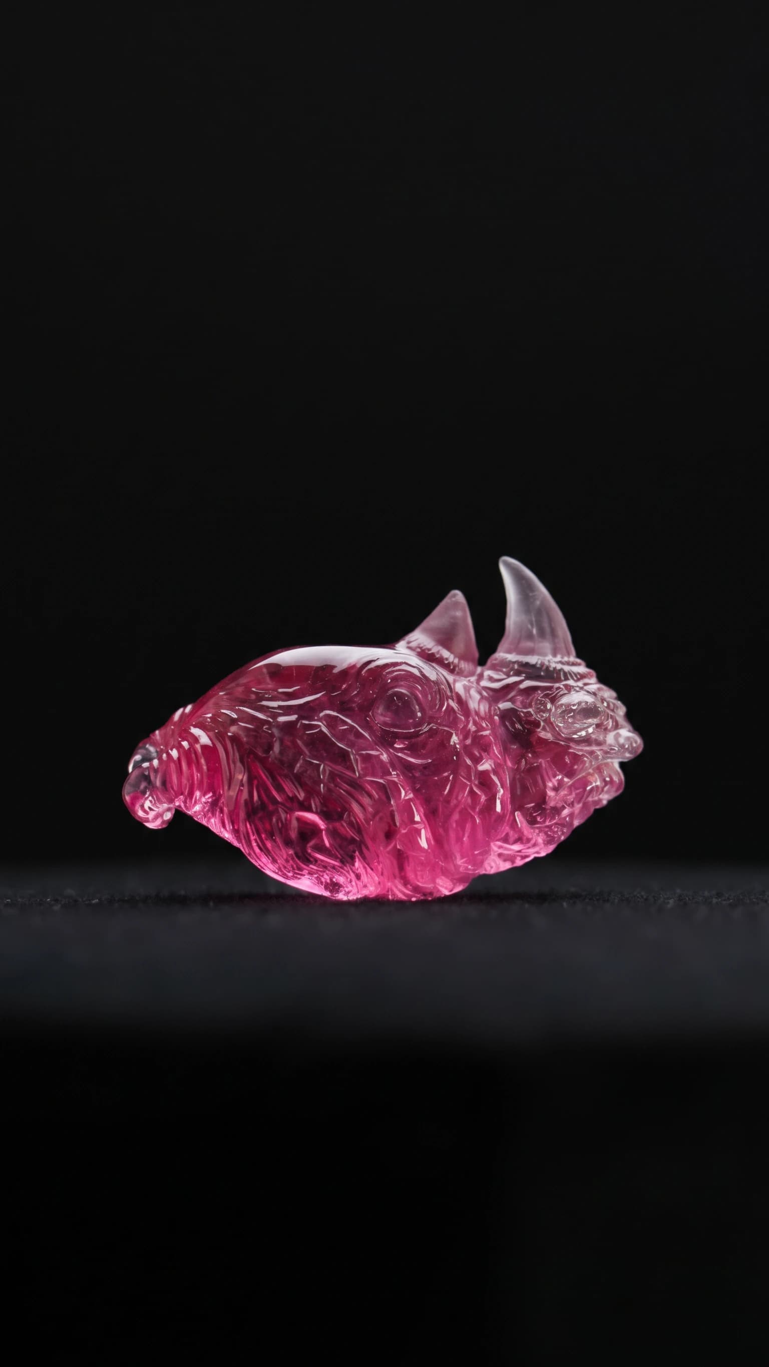 Tourmaline Rhinoceros — Tourmaline — Carvings