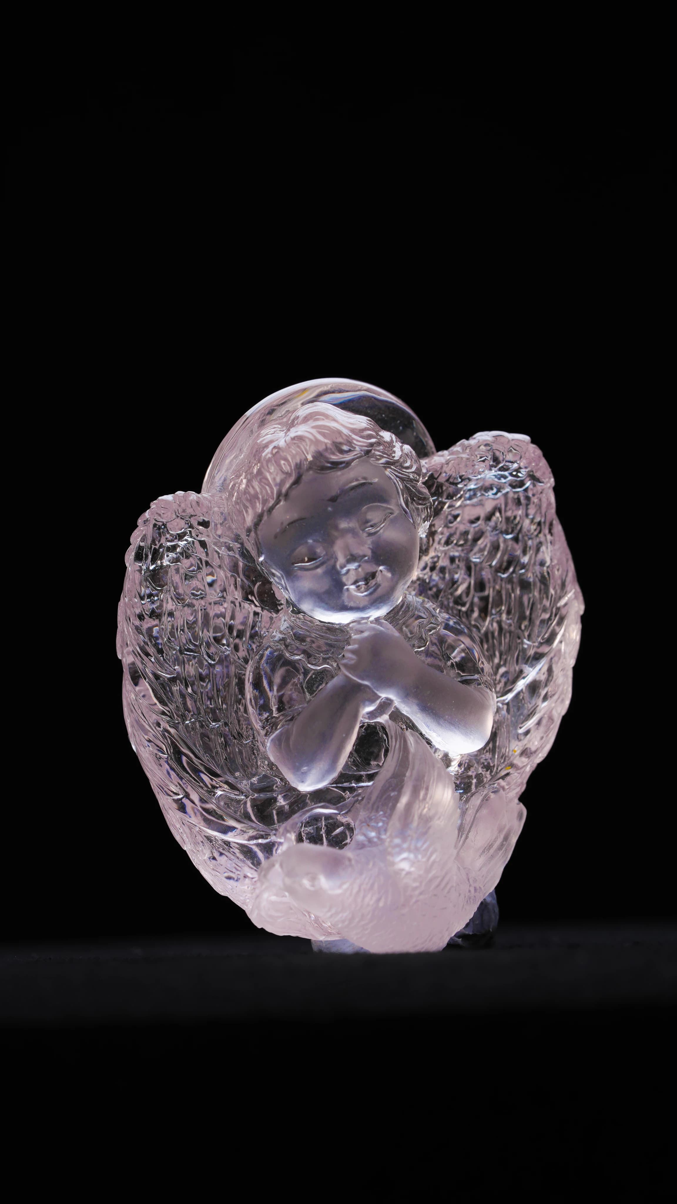 Morganite  Angel — Morganite — Carvings