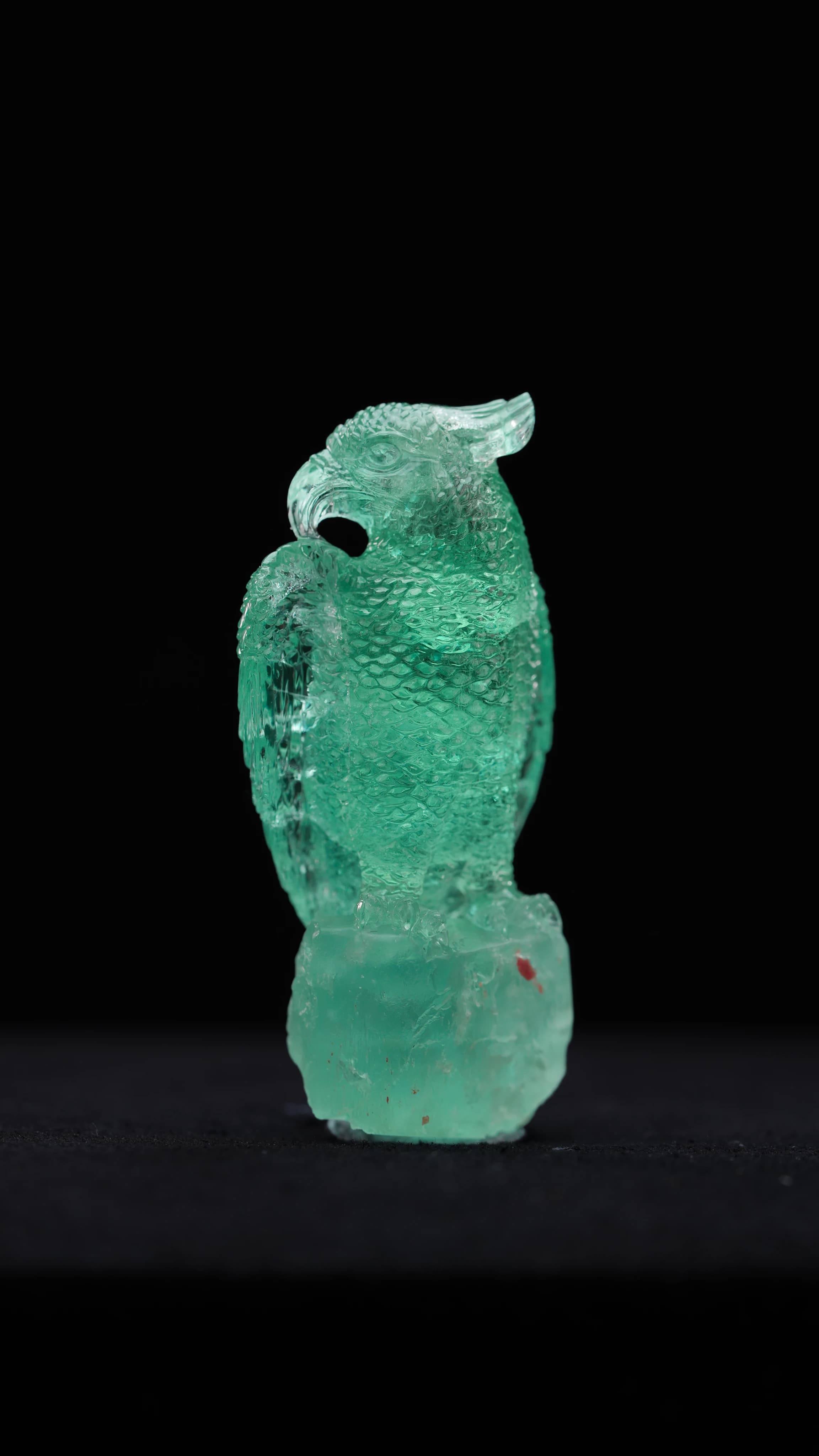 Emerald Eagle — Emerald — Carvings