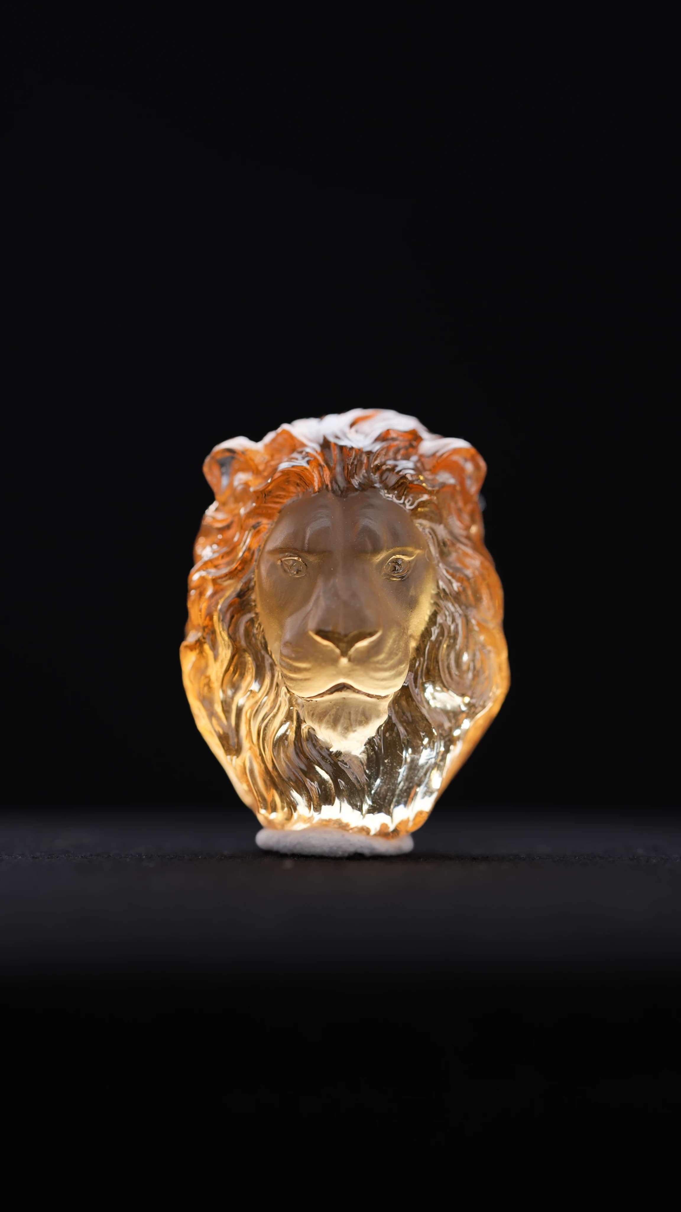Citrine Lion — Citrine — Carvings