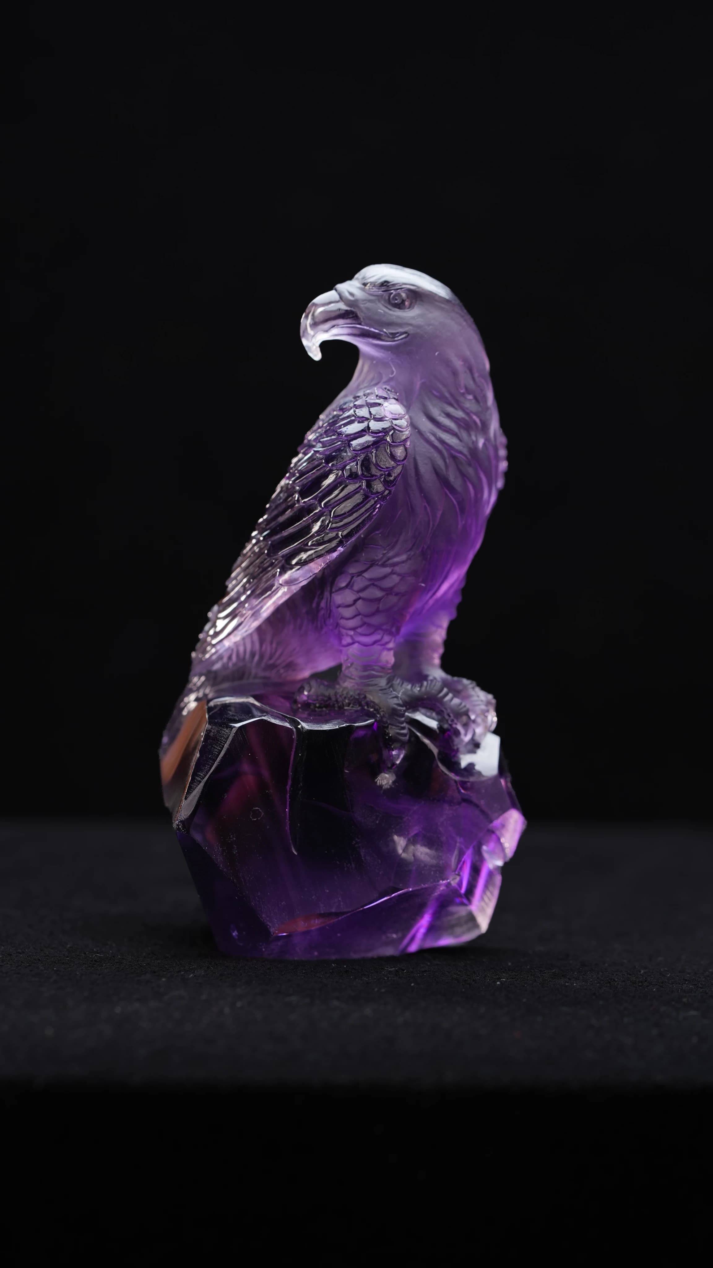 Amethyst Eagle — Amethyst — Carvings