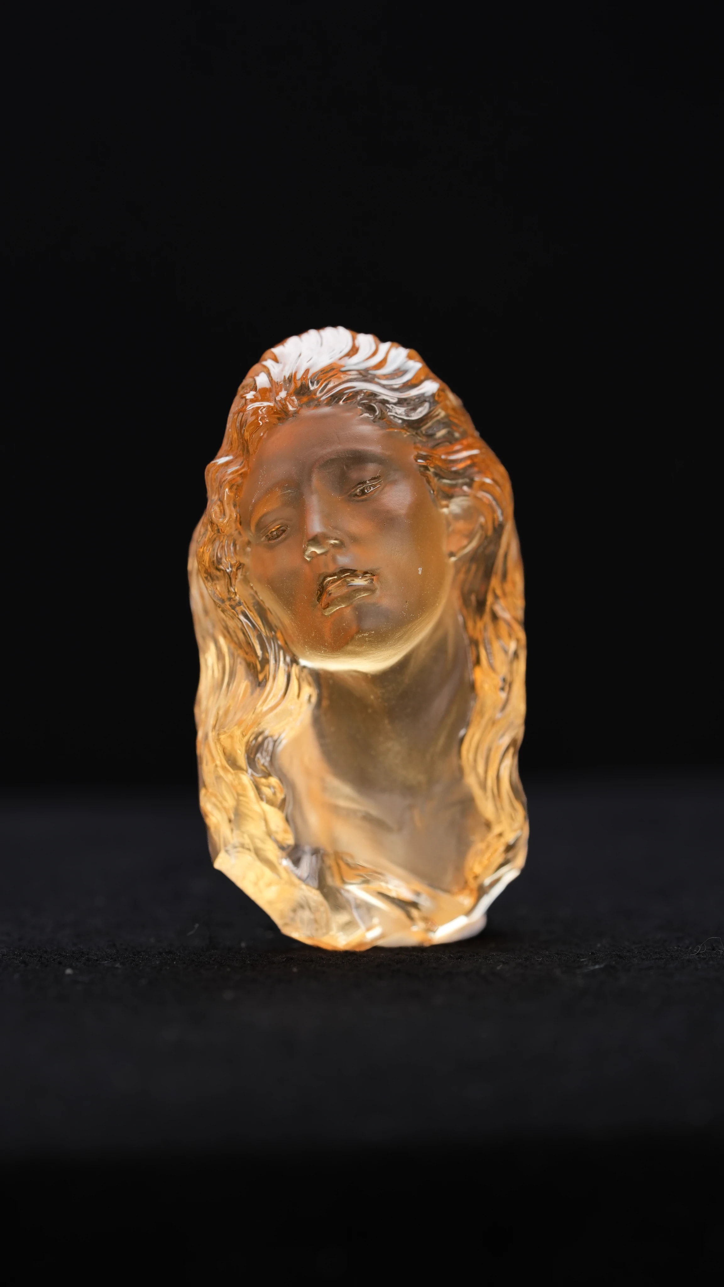Citrine Human Figure — Citrine — Carvings