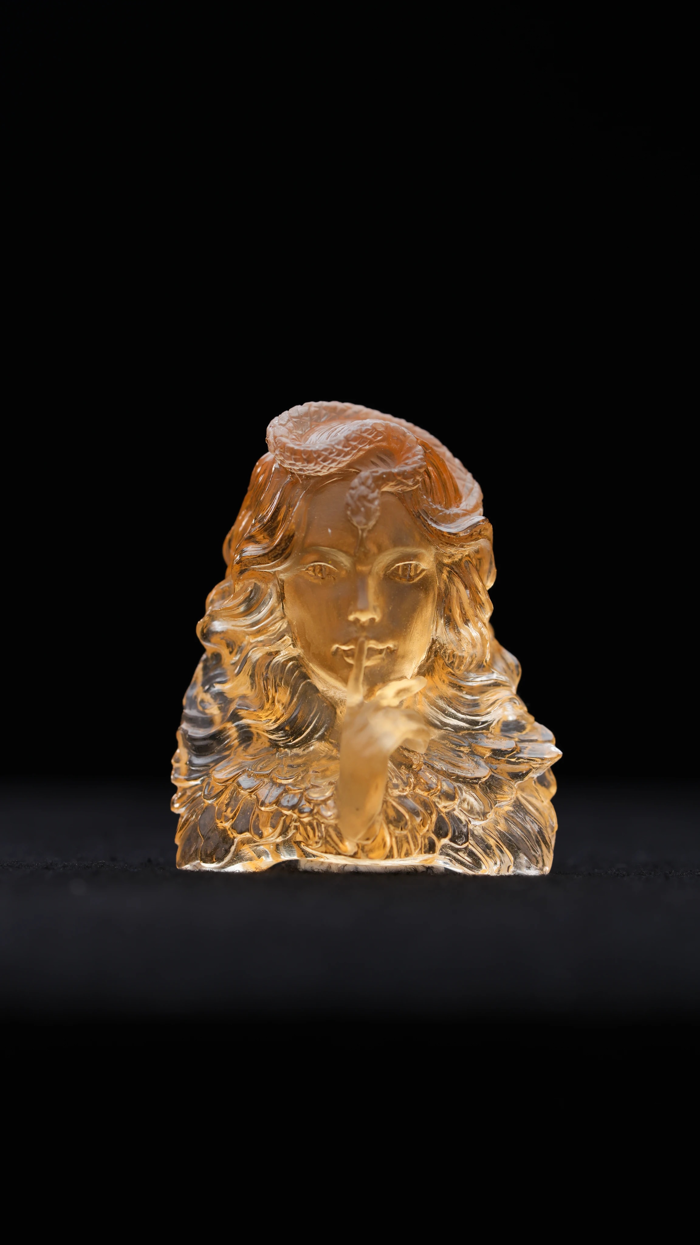 Citrine Human Figure — Citrine — Carvings
