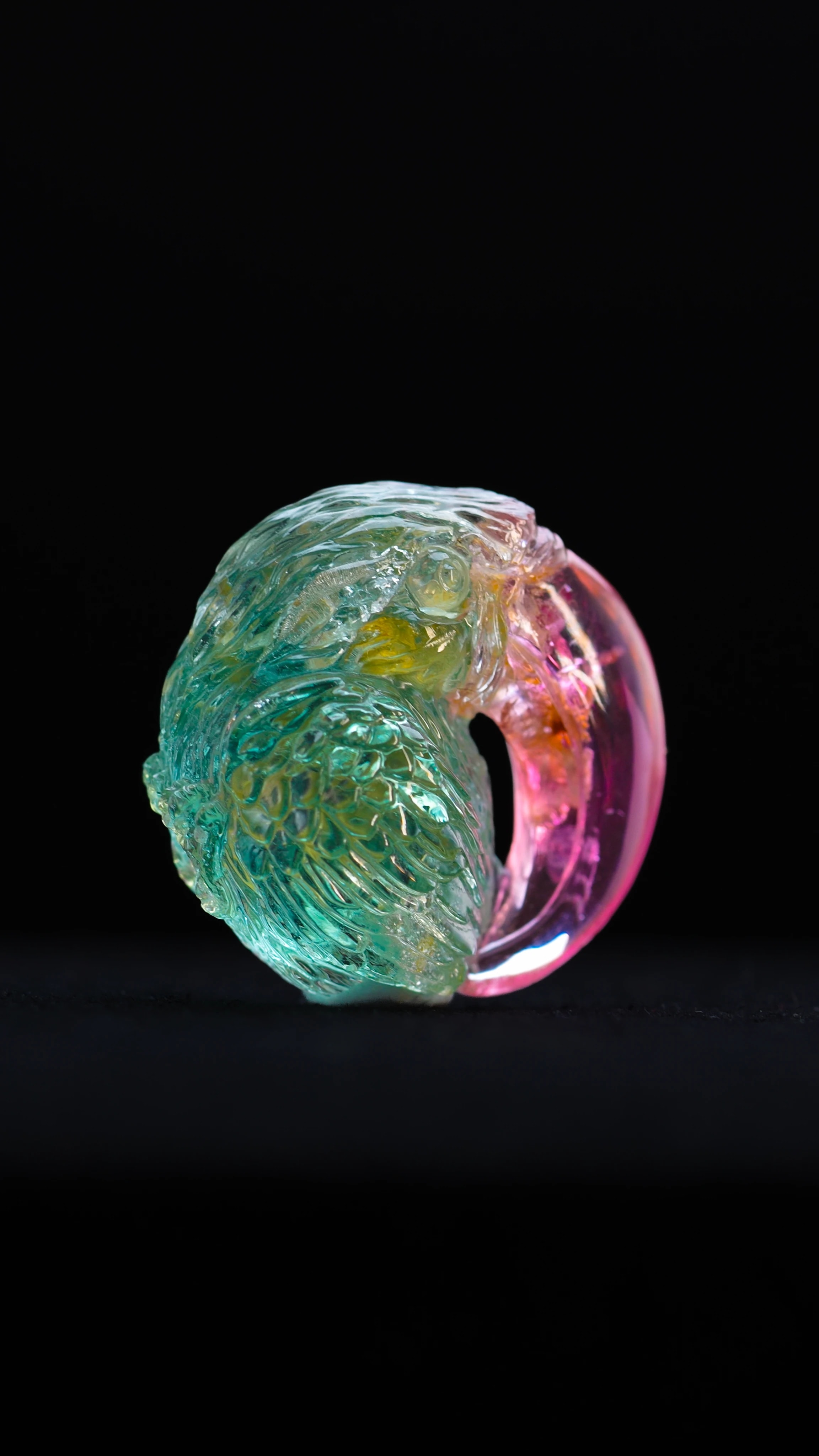 Tourmaline Toucan — Tourmaline — Carvings